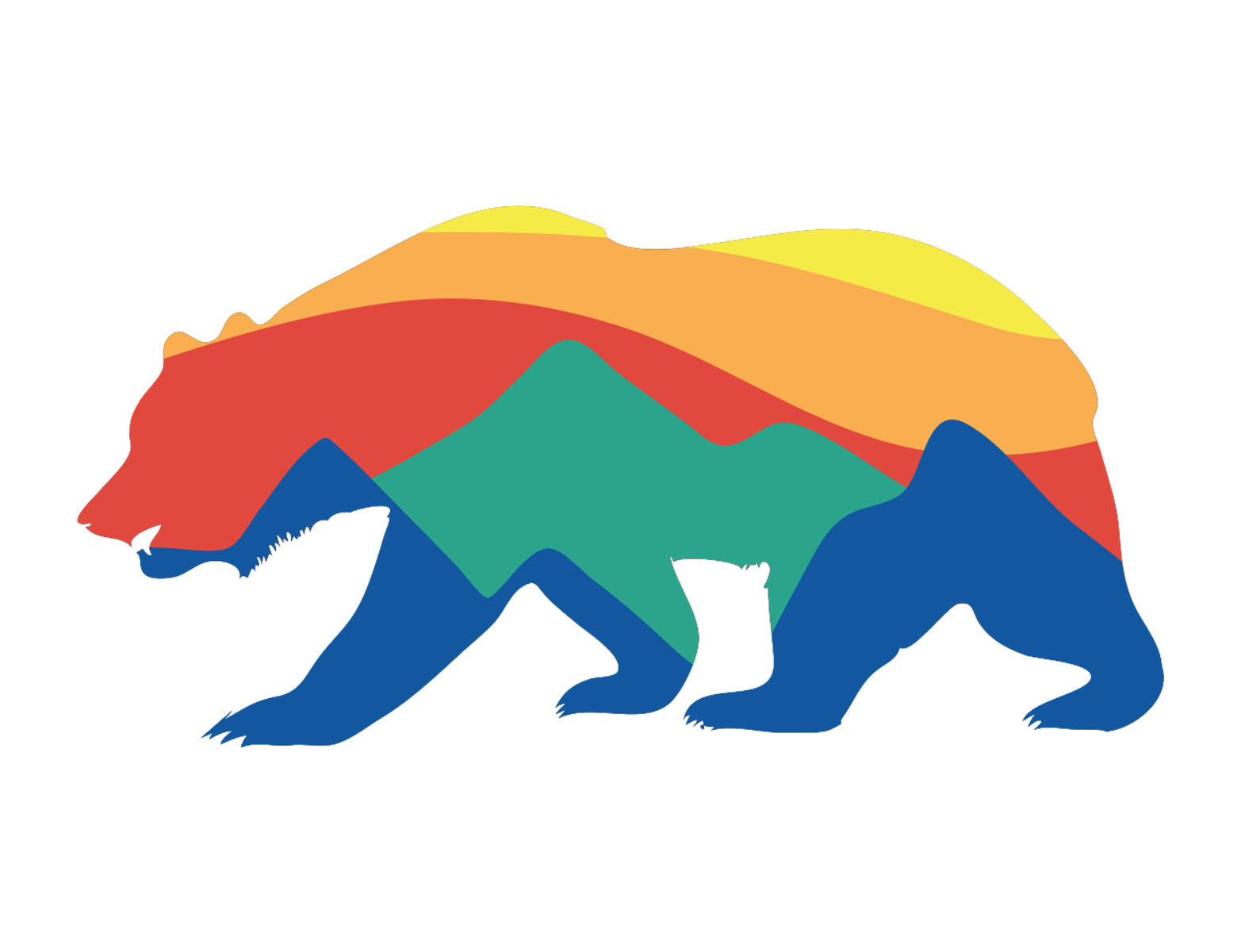 Original primary bear artwork