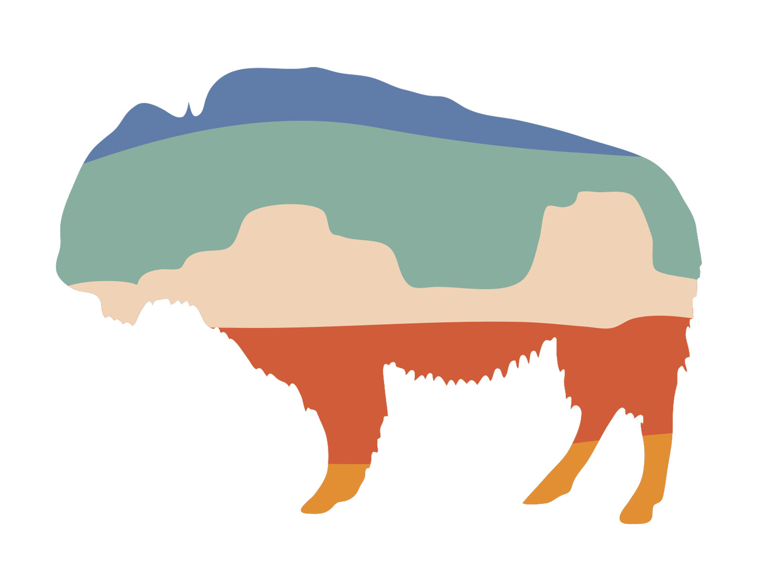 Original buffalo artwork